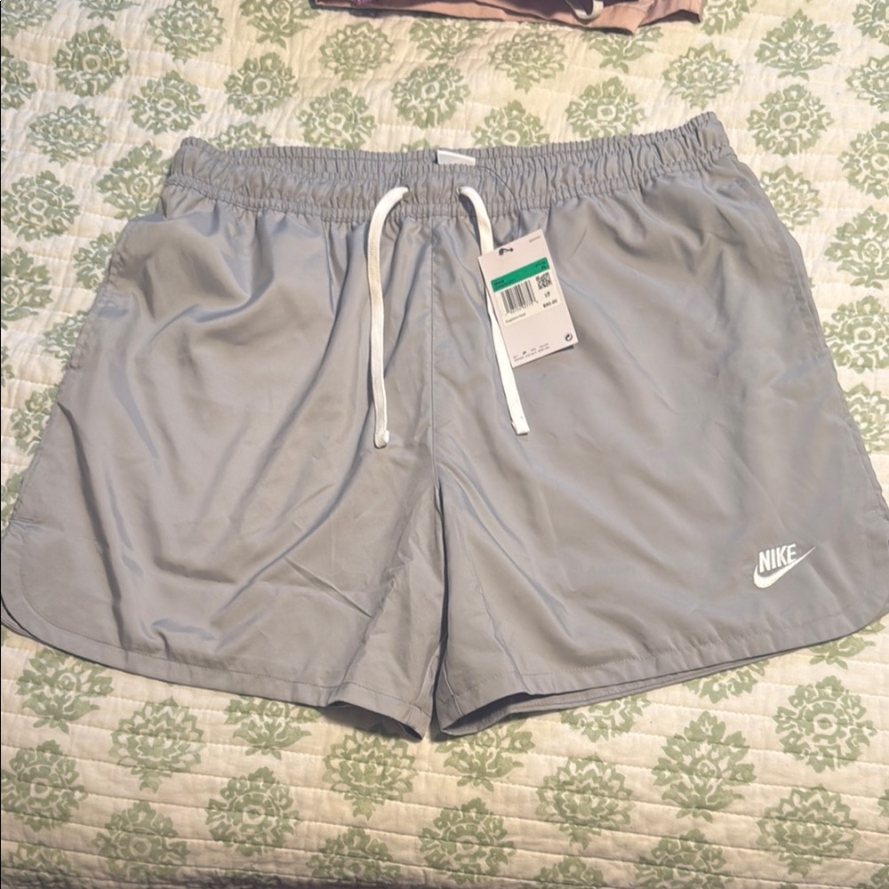 Nike Light Gray Sports Shorts